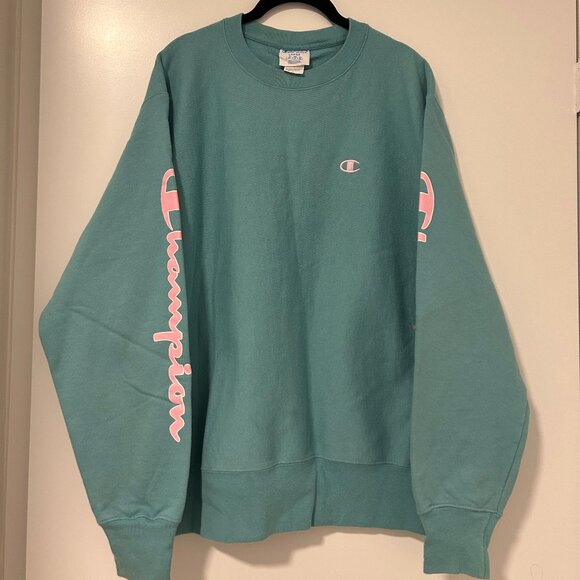 Blue Champion Crewneck Sweater - Picture 1 of 4
